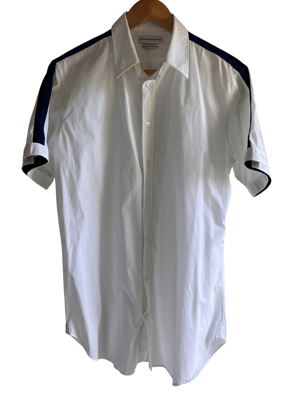 Alexander McQueen short sleeve button down shirt size 16 excellent condition